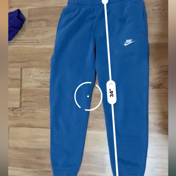 Men’s small Nike sweatpants / joggers, blue, no marks - Picture 2 of 3